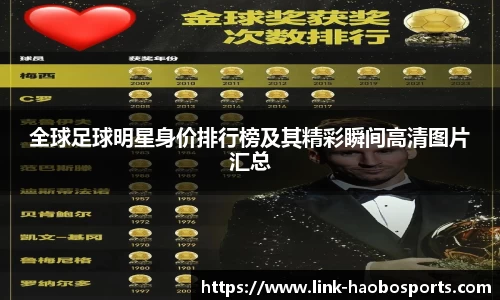 全球足球明星身价排行榜及其精彩瞬间高清图片汇总